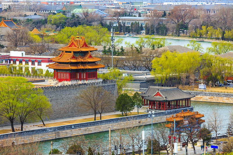 北京紫禁城烽火台建筑风景