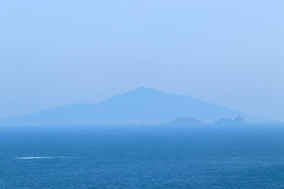 从大崎灯塔看近山(大崎灯塔)爱大津，小津町，石卷市，宫城县