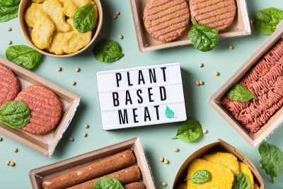 多种植物为主的肉类，减少食品碳足迹