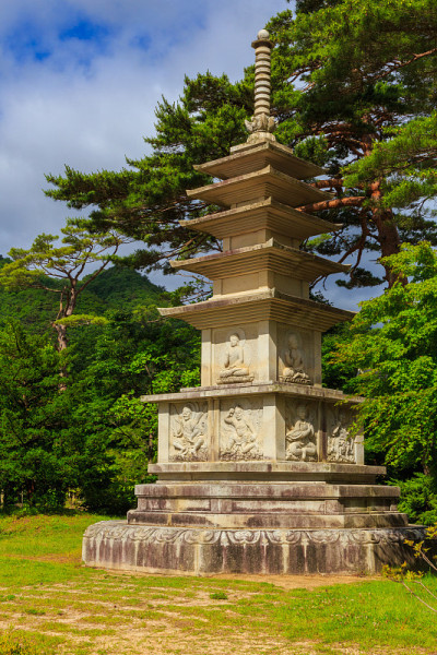 美丽的自然景观，雪山雪山国家公园，韩国