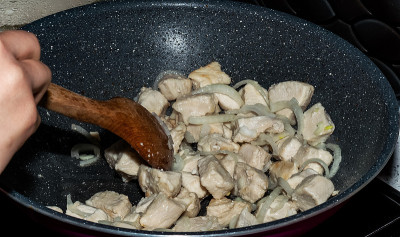 奶油蘑菇自制鸡肉