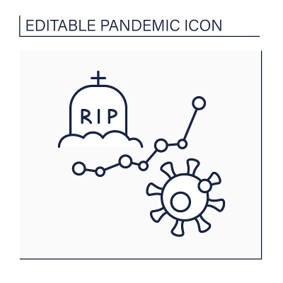 病死率线图标