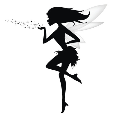 仙女的剪影
