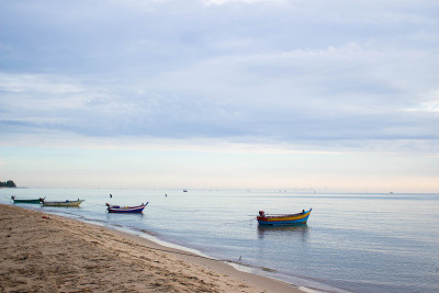 海上的渔船