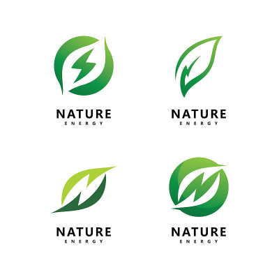 Ecol能源标志向量模板