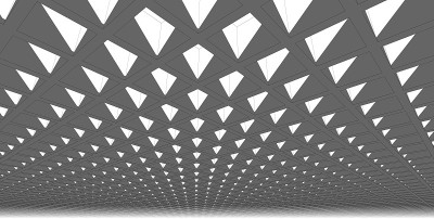3D插图建筑建筑。