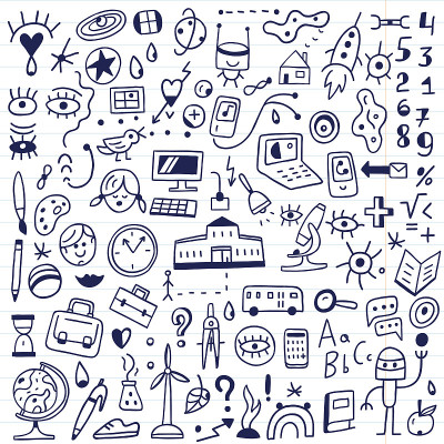 学校的涂鸦