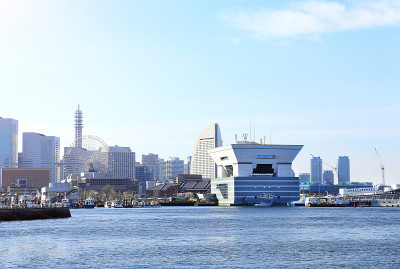 横滨市和东京湾，日本