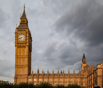 英国伦敦的国会大厦和大本钟