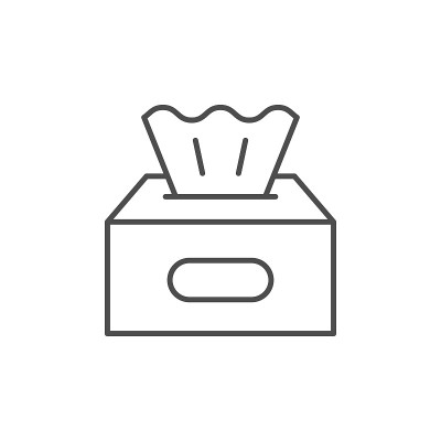 餐巾纸包装线轮廓图标