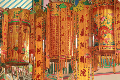 佛教旗帜在中国寺庙4