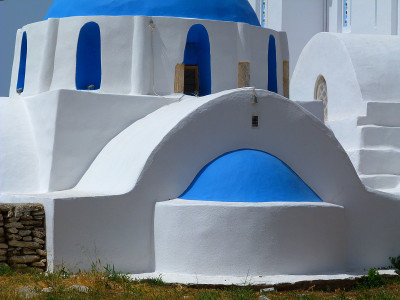 Church, Chora, Ios岛，Cyclades，希腊