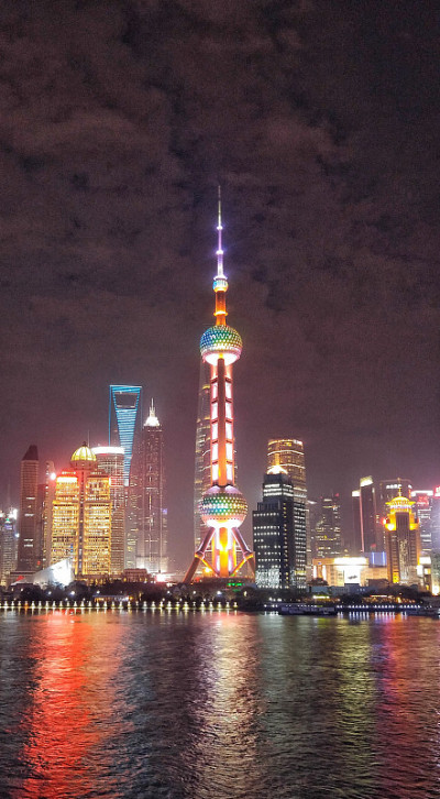 上海浦东天际线,