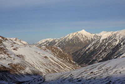 法国阿列日的雪山