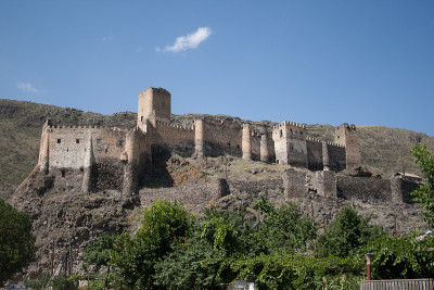 堡垒的Khertvisi