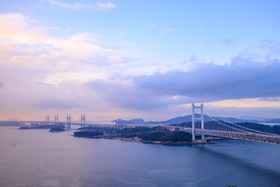 日本冈山市仓卷市濑户大桥