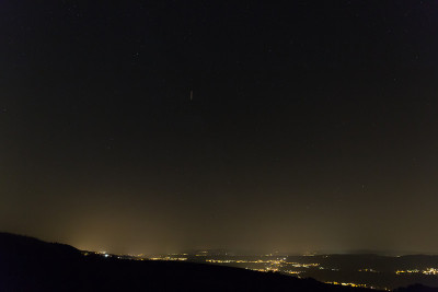 夜空流星