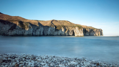 东约克郡北岸的Flamborough悬崖