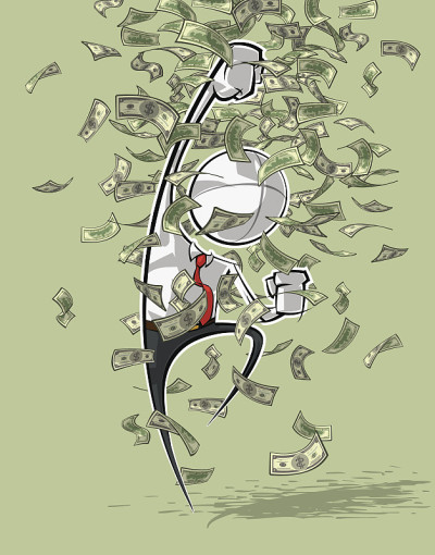 简单的商人-胜利的金钱雨
