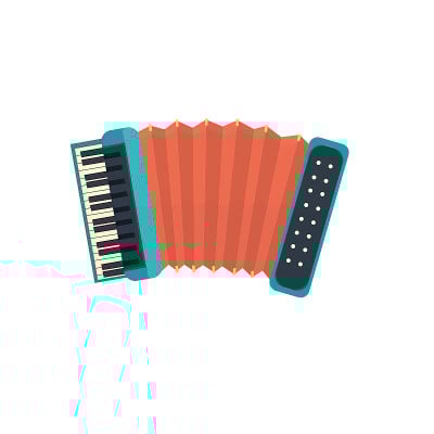 手风琴。白云乐器