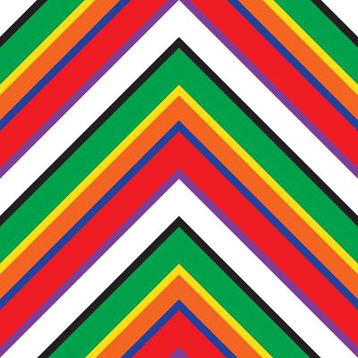 Rainbow Chevron Diagonal Stripes seamless pattern 