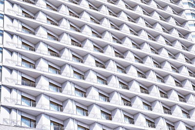 高层建筑的窗户