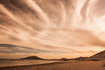 Desertic海滩。
