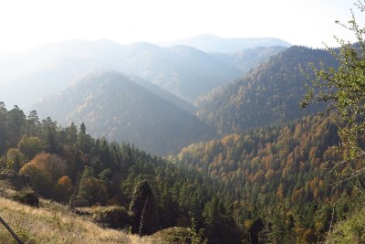 雾山在秋季在博鲁Yedigöller