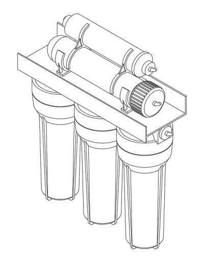 矢量饮水过滤器，反渗透家庭系统