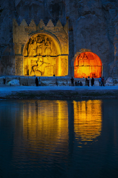 Taq-e Bostan, Kermanshah，伊朗。