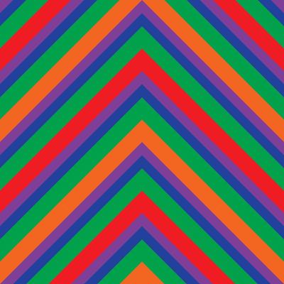 Rainbow Chevron Diagonal Stripes seamless pattern 