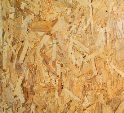 木材纹理。用于背景装饰的Osb木板