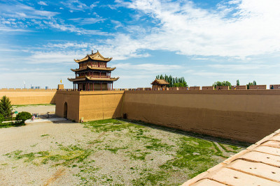 中国古代长城的西关，嘉峪关，甘肃省，中国
