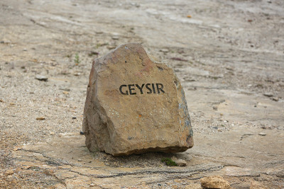 Geysir Signpost