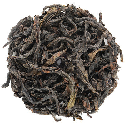 肉贵武夷山烤乌龙茶圆形孤立