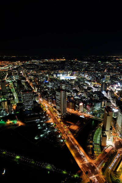 横滨港人未来夜景