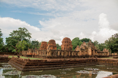 泰国Muangtam Castle或Prasat Muang Tam, Buri Ram