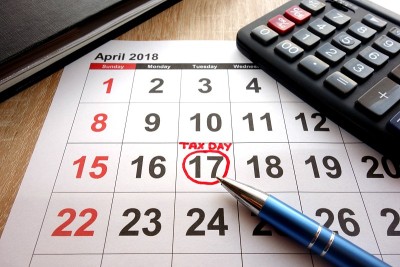 2018年4月17日为纳税日