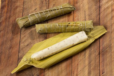 椰味白玉米面包-以玉米面团为原料的土产食品