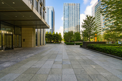中国山东省青岛金融街的办公楼