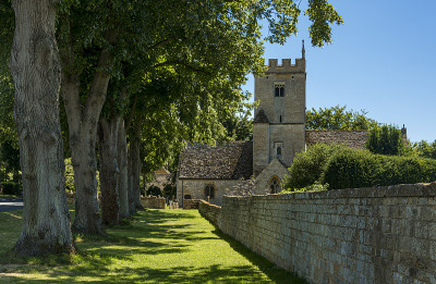 St Eadburgha's church百老汇，英格兰，英国