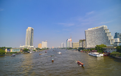 泰国曼谷的湄南河