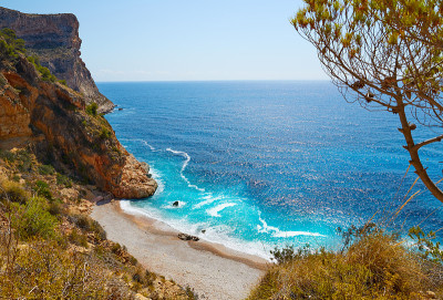 Cala del Moraig海滩Benitachell Alicante