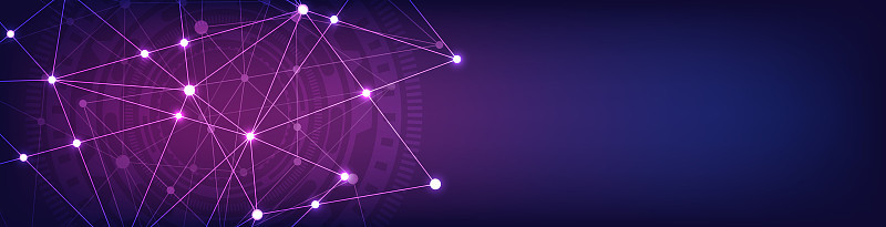 Website header or banner design with abstract geom