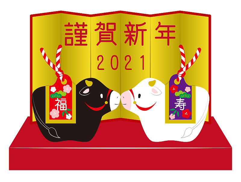 牛形状的粘土钟