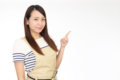 微笑的家庭主妇