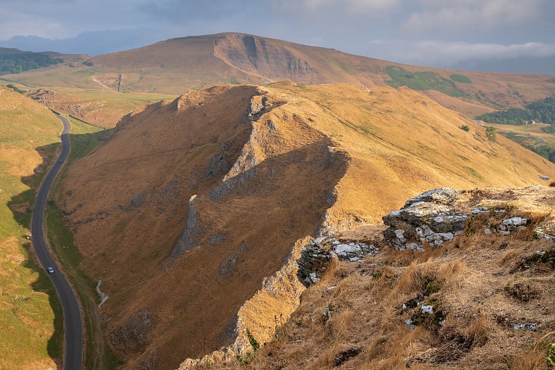 Winnats Pass, Peak District National Park，英格兰