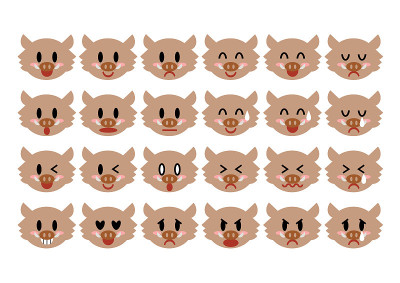野猪图(脸)