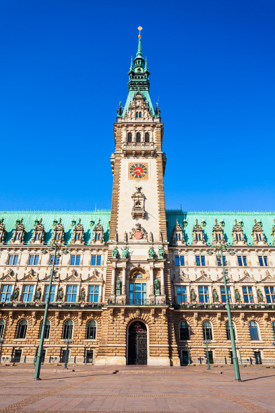 汉堡市政厅或Rathaus