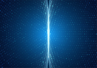 抽象虚拟数字流